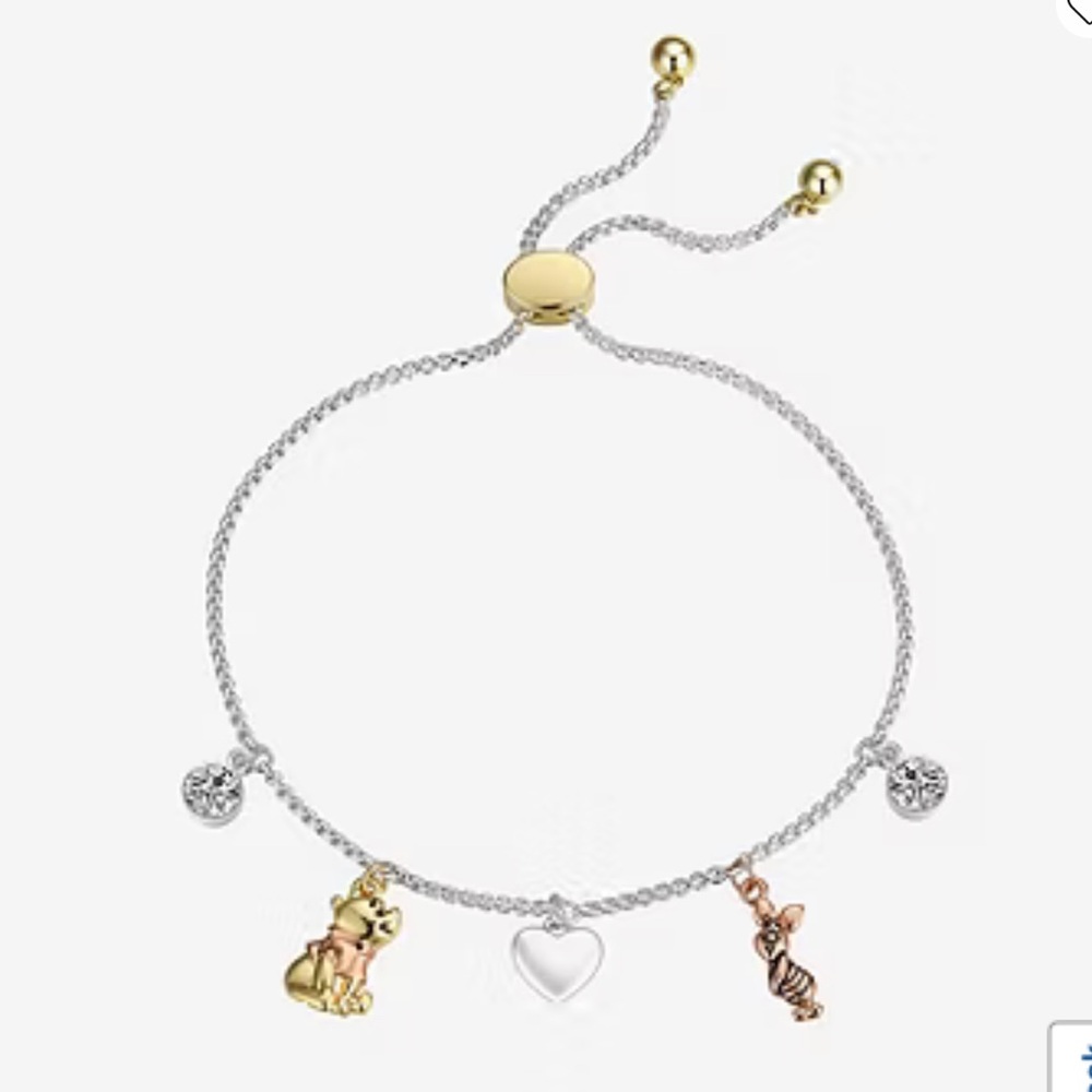 Disney Classics Jewelry | Winnie the Pooh and Piglet Bolo Bracelet